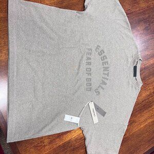 Fear of God Essentials Heather Grey Heavy T-Shirt